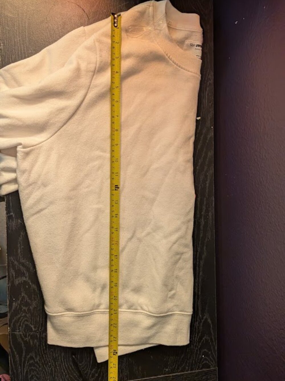 White Butterfly Embroidered Crewneck Sweater - Picture 12 of 16